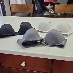 Vanity Fair White, Black and Steele Violet